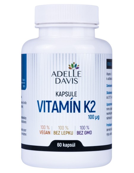 Adelle Davis vitamín K2, 60 kapsúl